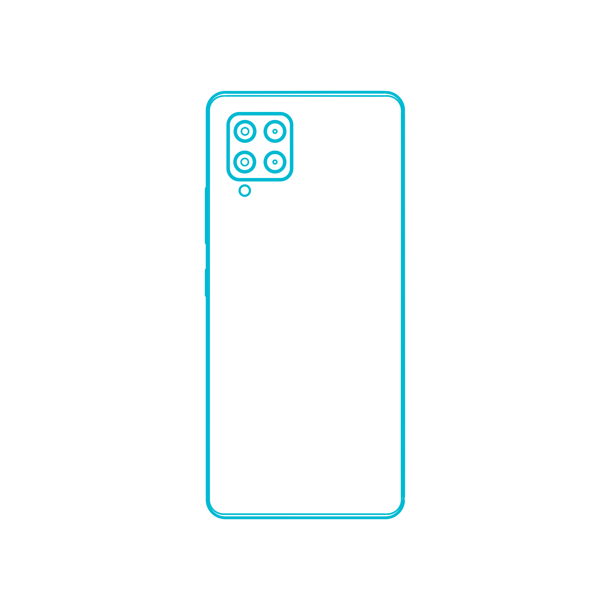 Digital Samsung Galaxy A42 Outline Craft Design Svg File Free Vectors